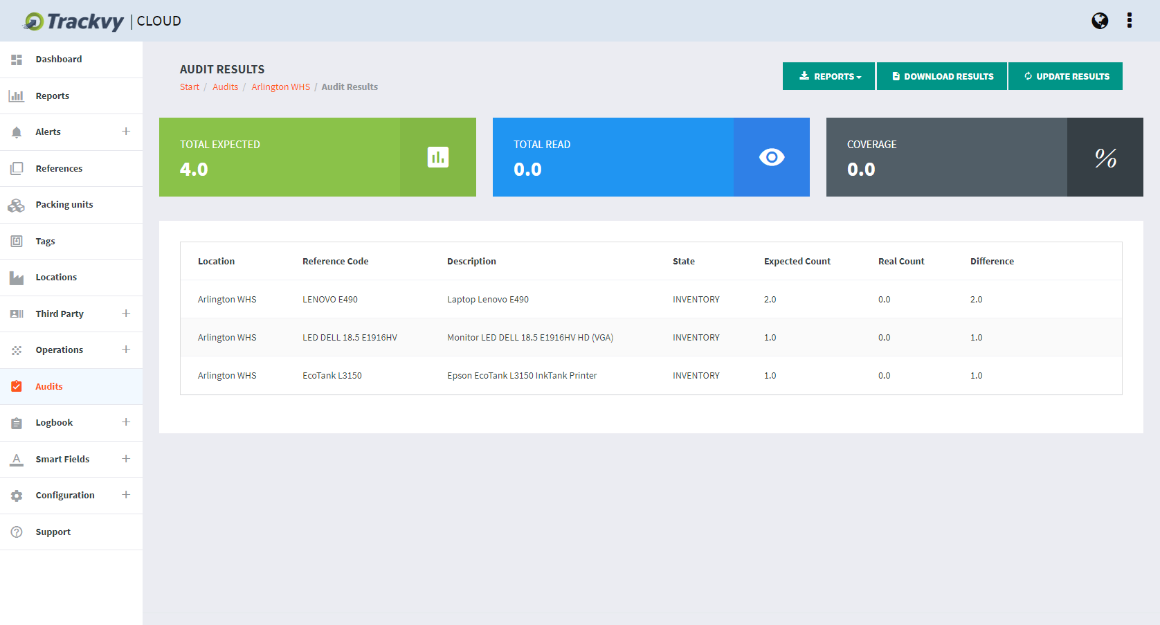 Trackvy Dashboard