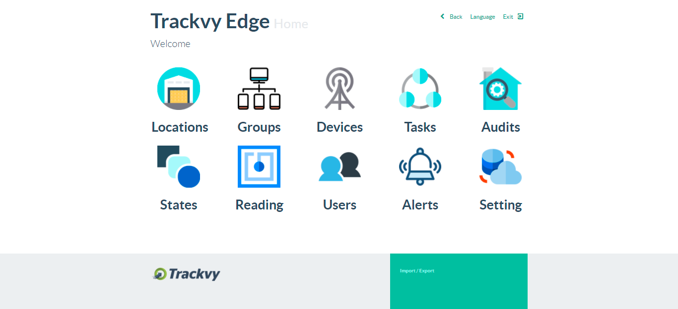 Trackvy Edge Dashboard #1