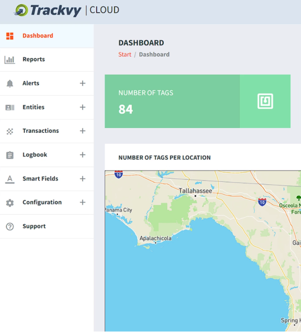Trackvy Video First Screen